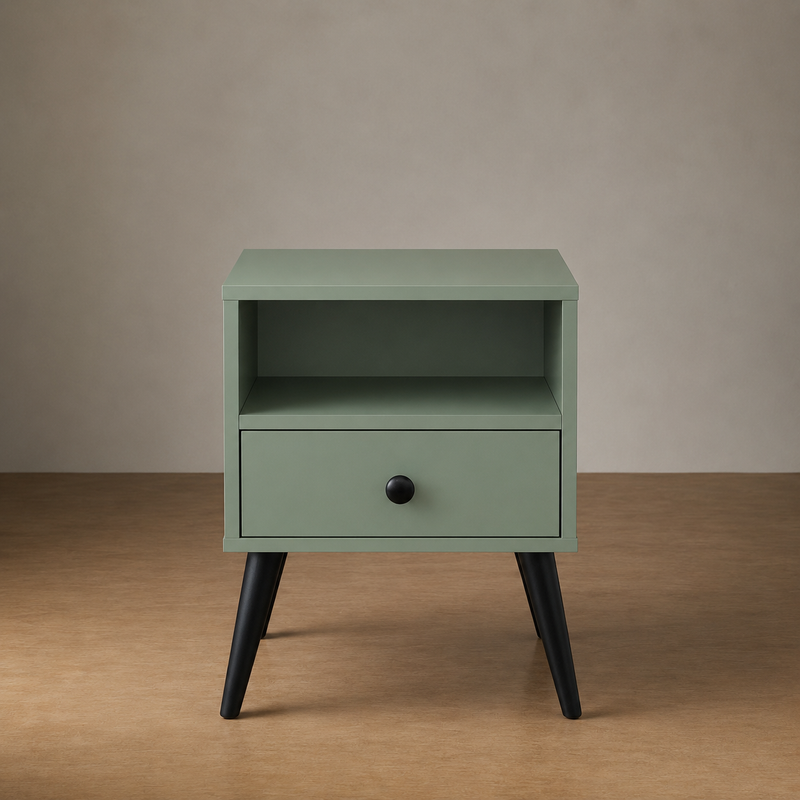 MESA DE CABECEIRA COFFEE VERDE JADE MATT DELUXE